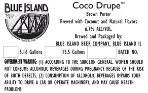 Blue Island Beer Company Cocodrupe