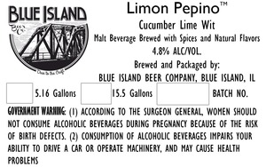 Blue Island Beer Company Limon Pepino