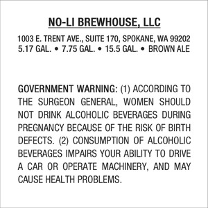 No-li Brewhouse No-li Crony April 2015