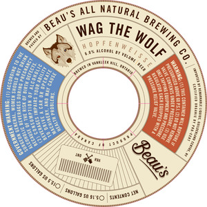 Beau's All Natural Brewing Co Wag The Wolf May 2015