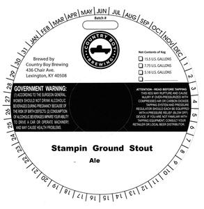 Country Boy Brewing Stampin Ground Stout