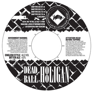 Dead Armadillo Craft Brewing Dead Ball Hooligan April 2015