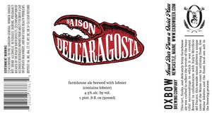 Oxbow Brewing Company Saison Dell'aragosta April 2015