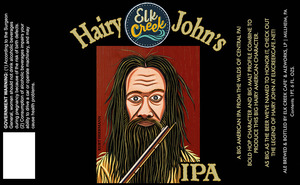 Elk Creek Hairy John's IPA April 2015