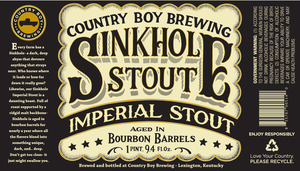 Country Boy Brewing Sinkhole Stout