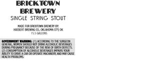 Bricktown Brewery Single String Stout April 2015