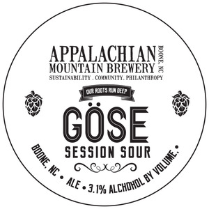 The Appalachian Mountain Brewery, LLC Gose Session Sour April 2015