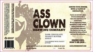 Ass Clown Brewing Company Dark Chocolate Peanut Butter Stout April 2015