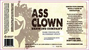 Ass Clown Brewing Company Dark Chocolate Blueberry Stout April 2015