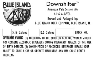 Blue Island Beer Company Downshifter