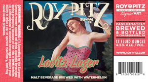 Roy-pitz Brewing Company Lovitz Lager April 2015