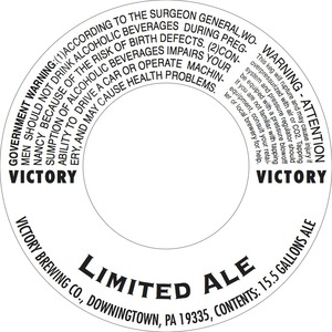 Victory Limited Ale