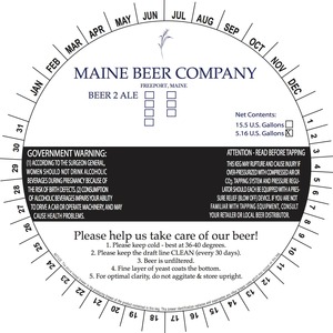 Maine Beer Company Beer 2