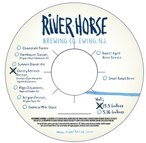 River Horse Brewing Co. Cherry Berliner Weisse May 2015