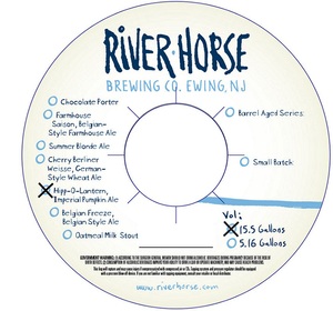 River Horse Brewing Co. Hipp-o-lantern April 2015