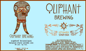 Oliphant Brewing Zaphod Brannigan May 2015