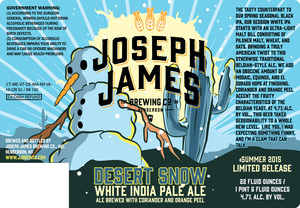 Joseph James Brewing Co., Inc. Desert Snow May 2015
