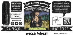 Alpha Brewing Company Wicca Wheat April 2015
