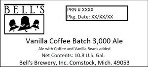 Bell's Vanilla Coffee Batch 3,000 Ale