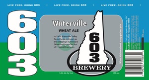 603 Brewery Waterville Wheat Ale June 2015