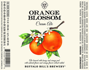 Buffalo Bill's Brewery Orange Blossom Cream Ale May 2015