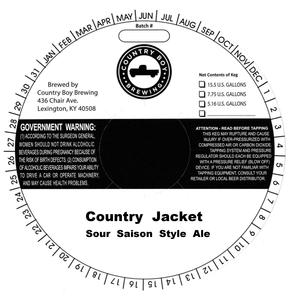 Country Boy Brewing Country Jacket May 2015