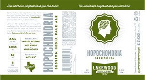 Lakewood Brewing Company Hopochondria May 2015