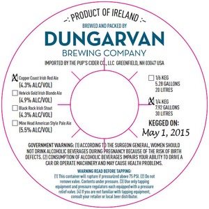 Dungarvan Copper Coast Irish Red Ale