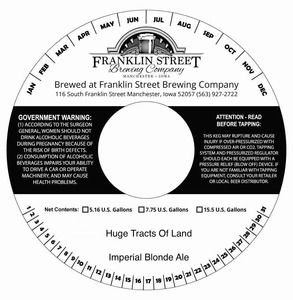 Franklin Street Brewing Company Huge Tracts Of Land May 2015