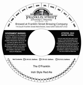 Franklin Street Brewing Company The O'franklin May 2015