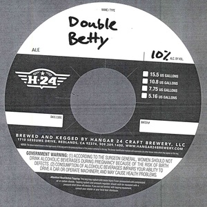 Hangar 24 Craft Brewery Double Betty May 2015