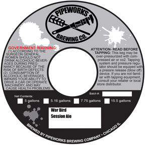 Pipeworks Brewing Company War Bird May 2015