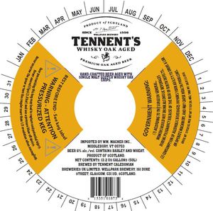 Tennent's Whisky Oak Aged May 2015