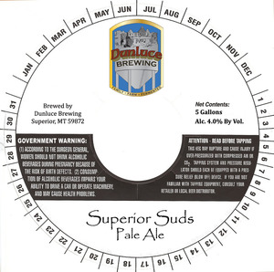 Superior Suds Pale Ale May 2015