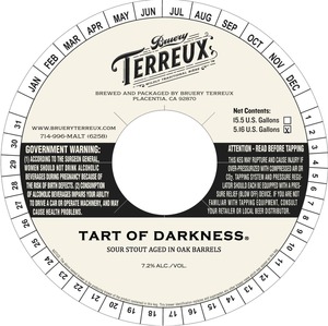Bruery Terreux Tart Of Darkness