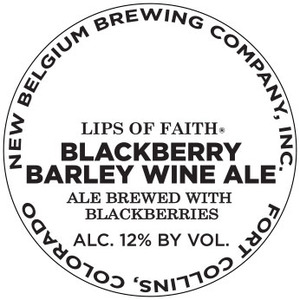 Lips Of Faith Blackberry Barley Wine June 2015
