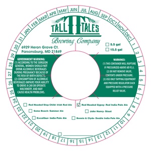 Tall Tales Brewing Co. Red Headed Gypsy