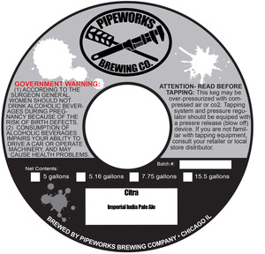 Pipeworks Brewing Company Citra