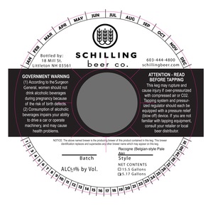 Schilling Beer Co. Racogne