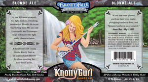 Granite Falls Brewing Company Knotty Gurl Blonde Ale May 2015