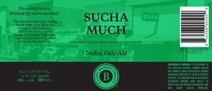 Sucha Much India Pale Ale June 2015