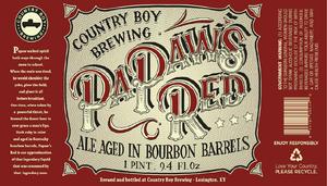 Country Boy Brewing Papaw's Red Ale June 2015