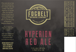 Hyperion Red Ale June 2015