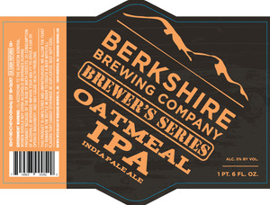 Berkshire Brewing Company Oatmeal India Pale Ale July 2015