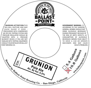 Ballast Point Grunion July 2015