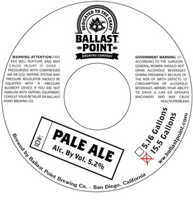 Ballast Point Pale July 2015