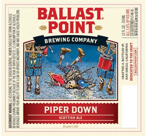 Ballast Point Piper Down July 2015