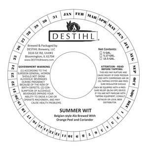 Destihl Summer Wit July 2015