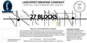 Lake Effect Brewing Company 27 Blocks