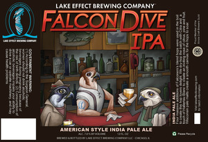 Lake Effect Brewing Company Falcon Dive IPA July 2015